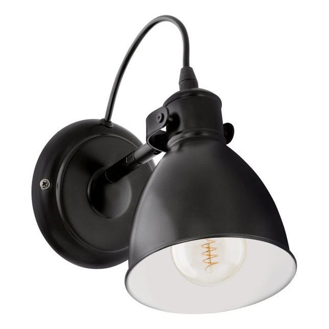 EGLO PRIDDY WALL SPOTLIGHT BLACK - MonkeyTools