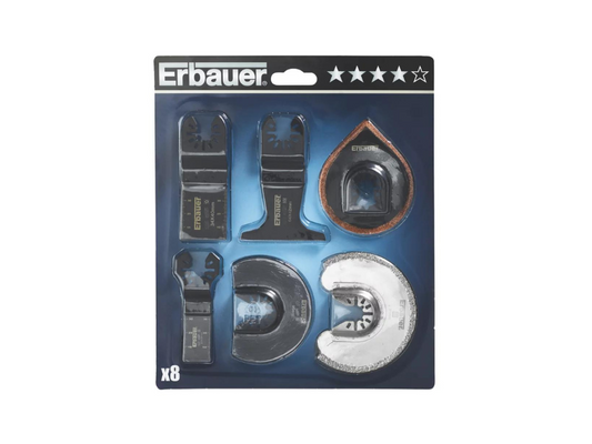 ERBAUER MLT47582 MULTI-MATERIAL CUTTING BLADE SET 8 PCS - MonkeyTools