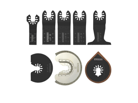 ERBAUER MLT47582 MULTI-MATERIAL CUTTING BLADE SET 8 PCS - MonkeyTools