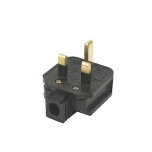 13A FUSED TOUGH PLUG BLACK - MonkeyTools