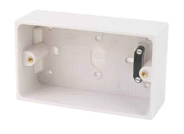 2-GANG SURFACE PATTRESS BACK BOX 47MM - MonkeyTools