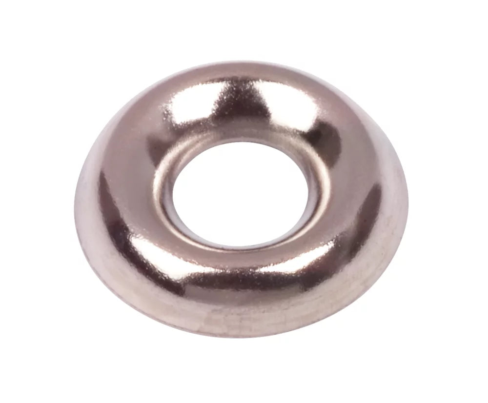8GA SCREW CUPS NICKEL-PLATED 200 PACK - MonkeyTools