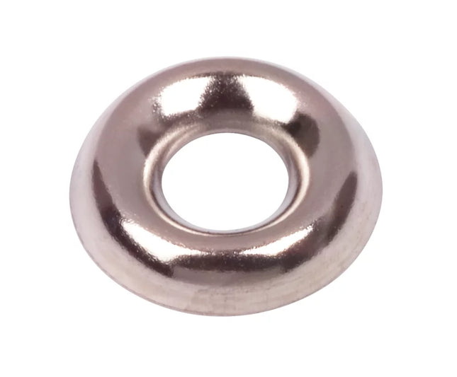 8GA SCREW CUPS NICKEL-PLATED 200 PACK - MonkeyTools
