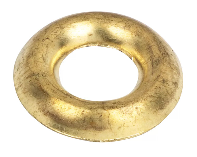 8GA SURFACE SCREW CUPS BRASS 100 PACK - MonkeyTools