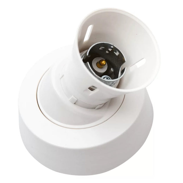 ANGLED HO BATTEN LAMP HOLDER LIGHT FITTING BC 2.52" - MonkeyTools
