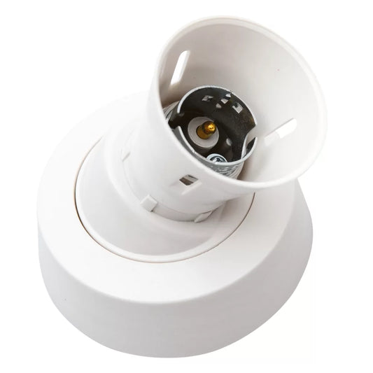 ANGLED HO BATTEN LAMP HOLDER LIGHT FITTING BC 2.52" - MonkeyTools
