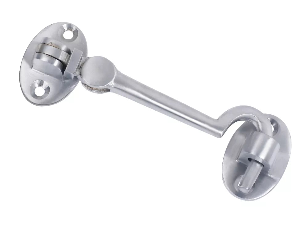 CABIN HOOK SATIN CHROME 100MM - MonkeyTools