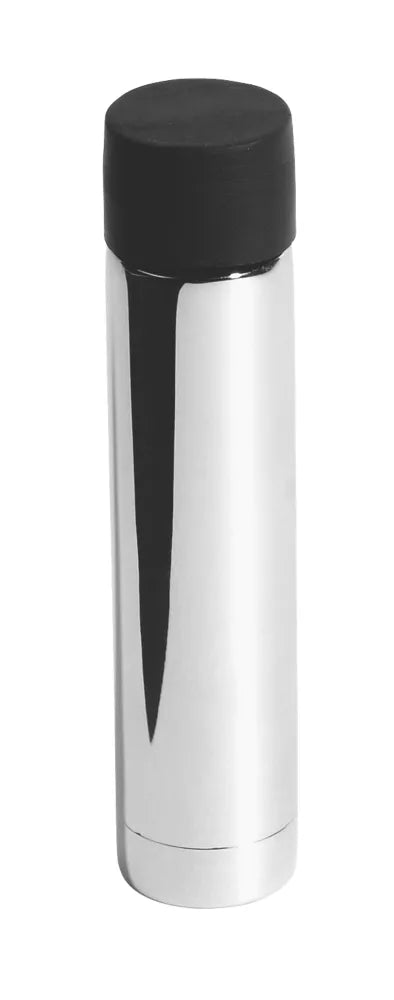 CYLINDER PROJECTION DOOR STOPS WITH CONCEALED FIXINGS 16 X 70MM POLISHED CHROME 2 PACK - MonkeyTools