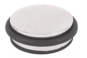 DOME WEIGHT DOOR STOP 90 X 40MM POLISHED STAINLESS STEEL - MonkeyTools