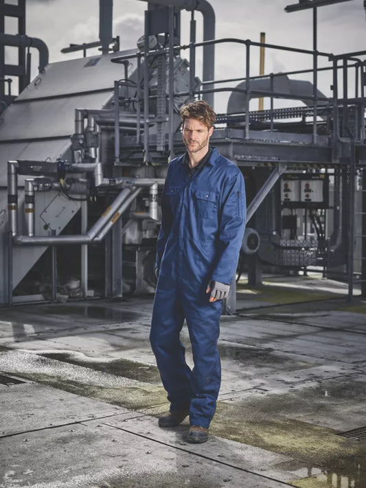 GENERAL PURPOSE COVERALL NAVY BLUE LARGE 52 3/4" CHEST 31" L - MonkeyTools