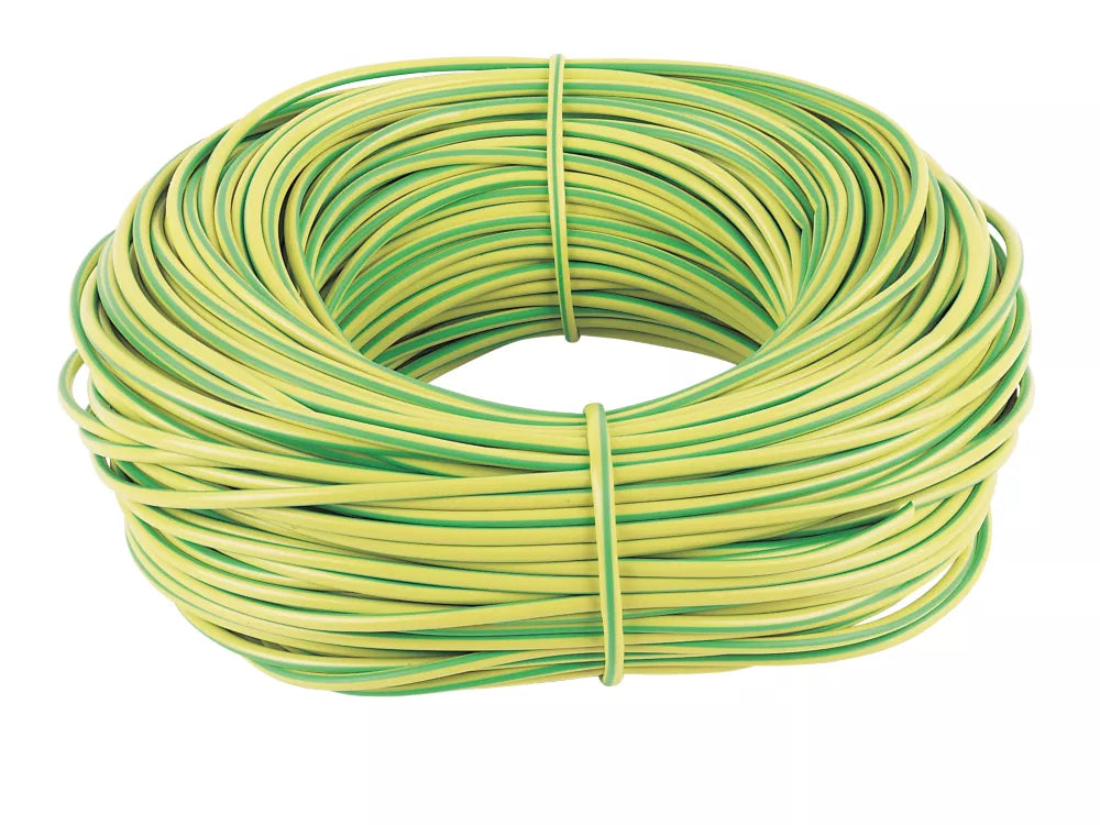 GREEN/YELLOW SLEEVING 4MM X 100M - MonkeyTools