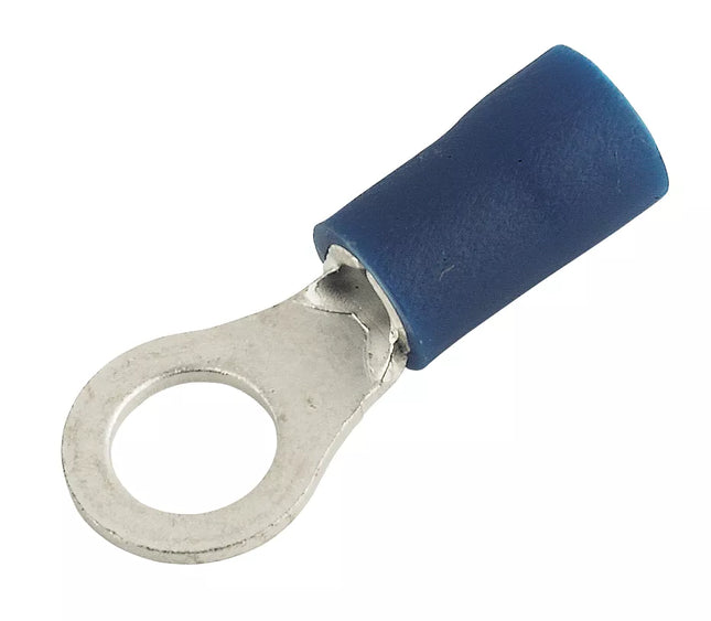 INSULATED BLUE 5MM RING CRIMP 100 PACK - MonkeyTools