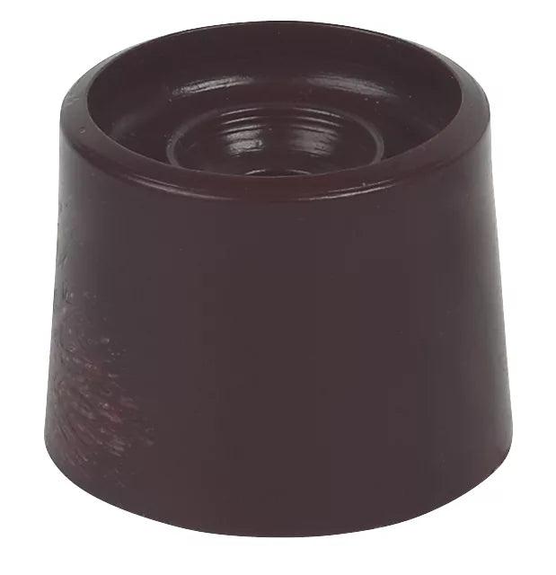ROUND DOOR STOPS 32 X 20MM BLACK 10 PACK - MonkeyTools