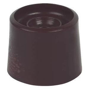 ROUND DOOR STOPS 32 X 20MM BLACK 10 PACK - MonkeyTools