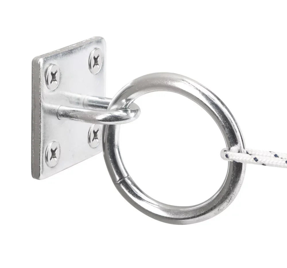 SMITH & LOCKE STEEL RING ON PLATE 50MM X 50MM 2 PACK - MonkeyTools