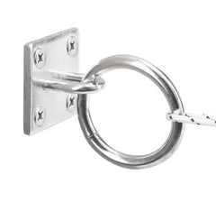 SMITH & LOCKE STEEL RING ON PLATE 50MM X 50MM 2 PACK