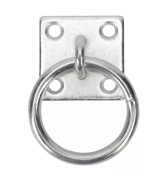SMITH & LOCKE STEEL RING ON PLATE 50MM X 50MM 2 PACK - MonkeyTools