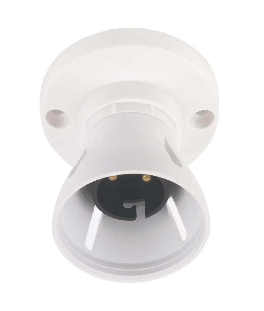STRAIGHT HO BATTEN LAMP HOLDER LIGHT FITTING BC 2.52" - MonkeyTools