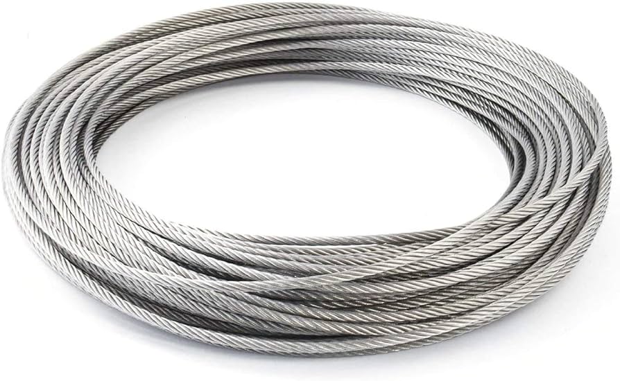 WIRE ROPE STEEL 4MM X 20M - MonkeyTools