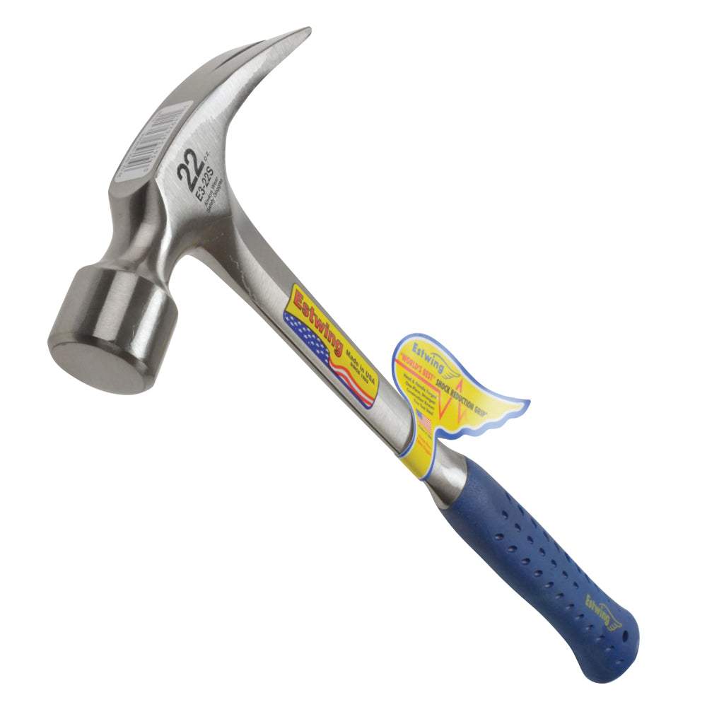 Estwing 22oz Straight Claw Framing Hammer E3/22S - MonkeyTools