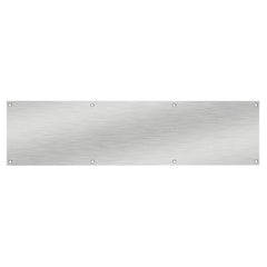 EUROSPEC FIRE RATED DOOR KICK PLATE SATIN STAINLESS STEEL 750MM X 150MM