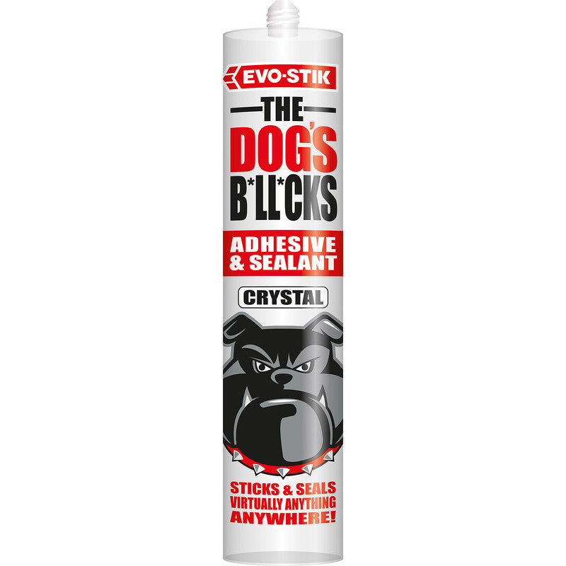 EVO-STIK THE DOGS B*LL*CKS ADHESIVE & SEALANT CLEAR 290ML - MonkeyTools