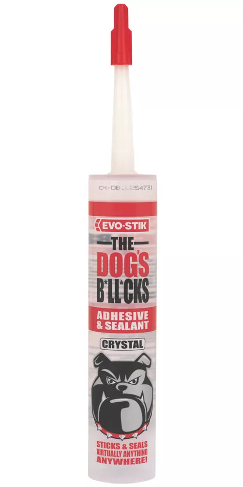 EVO-STIK THE DOGS B*LL*CKS ADHESIVE & SEALANT CLEAR 290ML - MonkeyTools