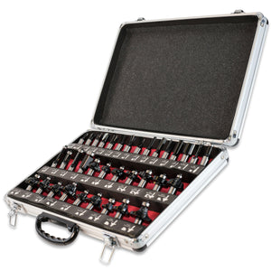 Excel 1/2in Shank Router Cutter Bit 35 Piece Set - MonkeyTools