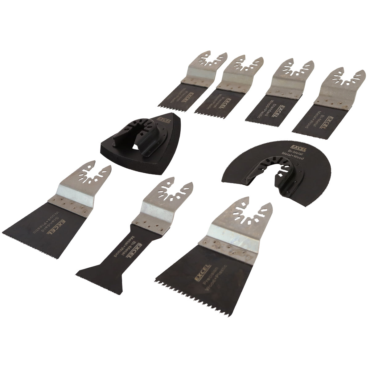Excel Oscillating Multi Cutter Blade 39 Piece Accessories Set for Makita DeWalt - MonkeyTools