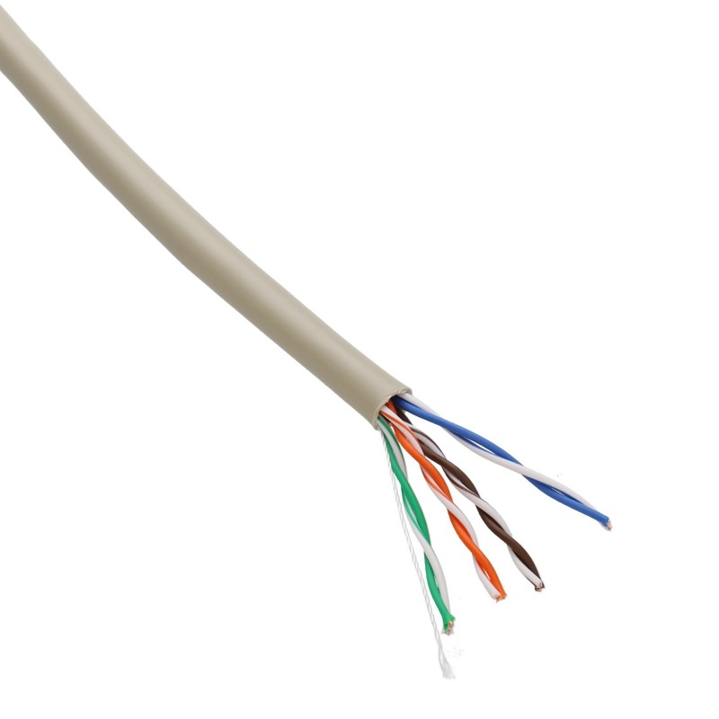 EXCEL COPPER CAT5E NETWORK CABLE U/UTP PVC EUROCLASS ECA 305M GREY - MonkeyTools