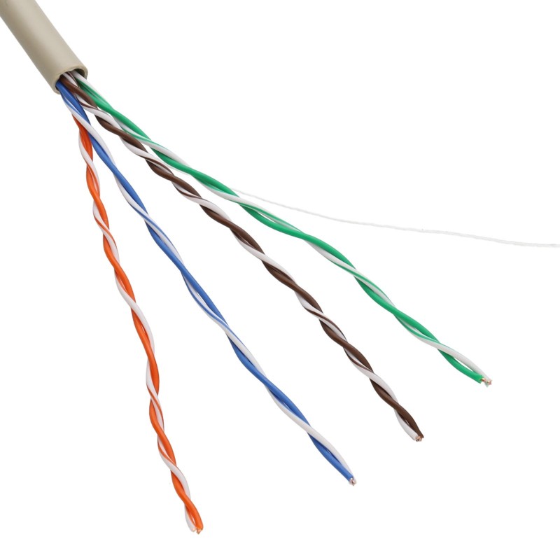 EXCEL COPPER CAT5E NETWORK CABLE U/UTP PVC EUROCLASS ECA 305M GREY - MonkeyTools