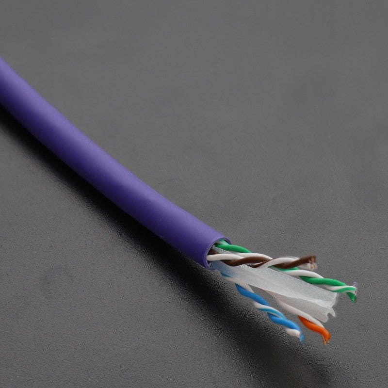 EXCEL COPPER CAT6 NETWORK CABLE U/UTP LOW SMOKE LSOH EUROCLASS DCA 305M VIOLET - MonkeyTools