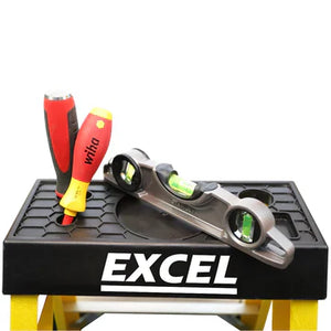 Excel Electricians Fibreglass Step Ladder 4 Tread 1.03m Heavy Duty - MonkeyTools