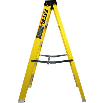 Excel Electricians Fibreglass Step Ladder 5 Tread 1.3m Heavy Duty - MonkeyTools