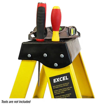 Excel Electricians Fibreglass Step Ladder 5 Tread 1.3m Heavy Duty - MonkeyTools