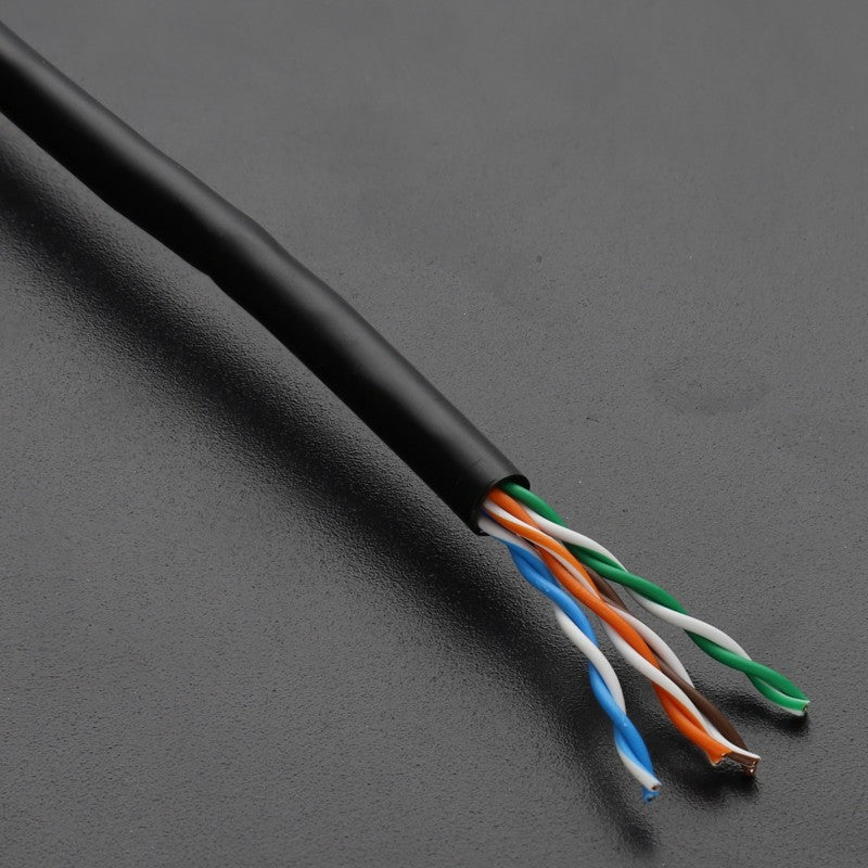 EXCEL EXTERNAL COPPER CAT5E NETWORK CABLE U/UTP OUTDOOR EUROCLASS FCA 305M BLACK - MonkeyTools