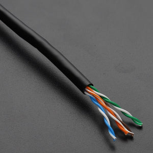 EXCEL EXTERNAL COPPER CAT5E NETWORK CABLE U/UTP OUTDOOR EUROCLASS FCA 305M BLACK - MonkeyTools