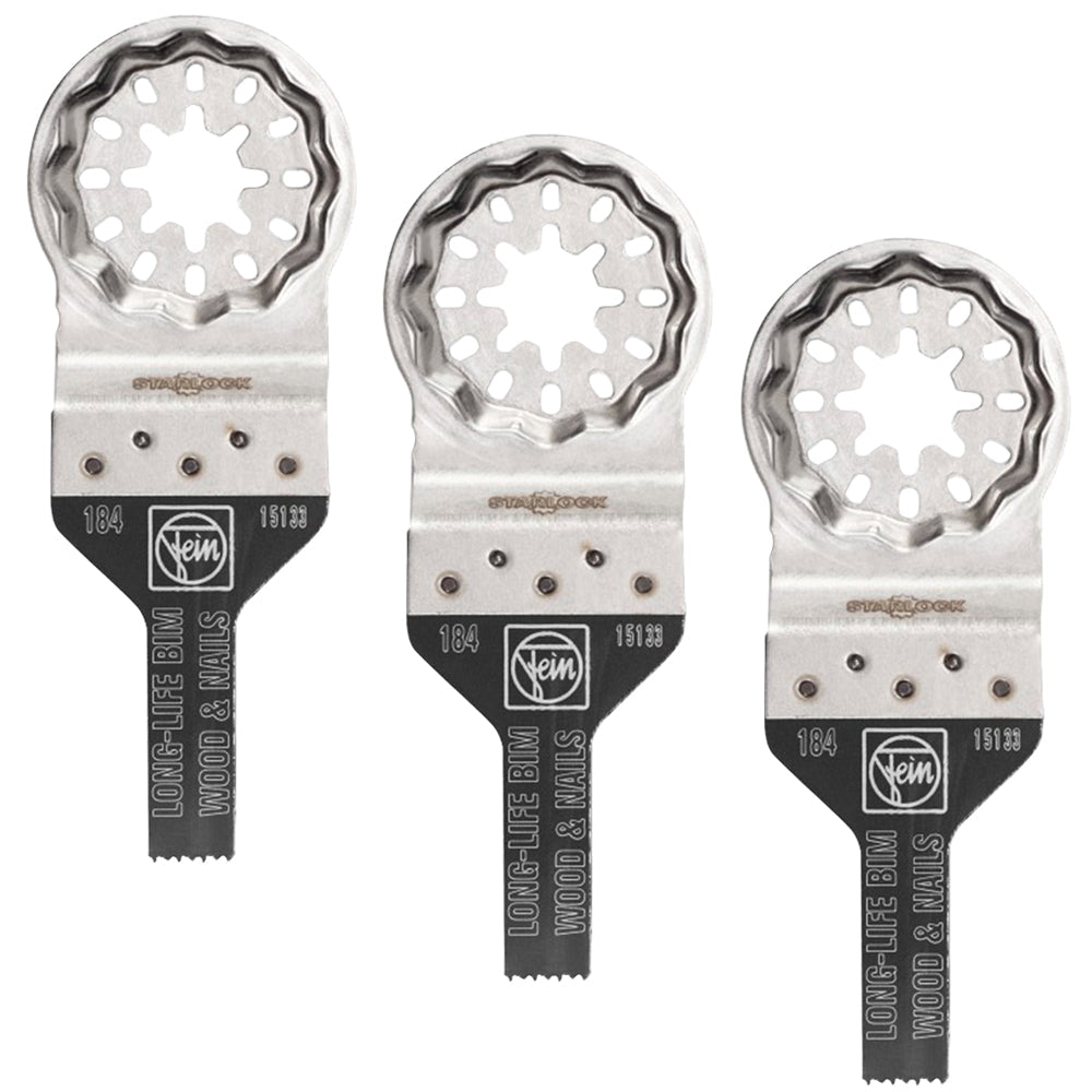 Fein 63502184220 Starlock 30 x 10mm E-Cut Long-Life Saw Blade Pack of 3 - MonkeyTools