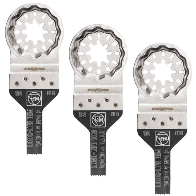 Fein 63502184220 Starlock 30 x 10mm E-Cut Long-Life Saw Blade Pack of 3 - MonkeyTools