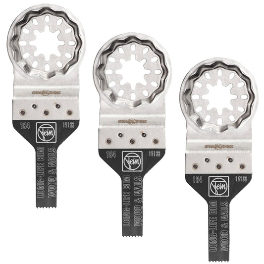 Fein 63502184220 Starlock 30 x 10mm E-Cut Long-Life Saw Blade Pack of 3 - MonkeyTools