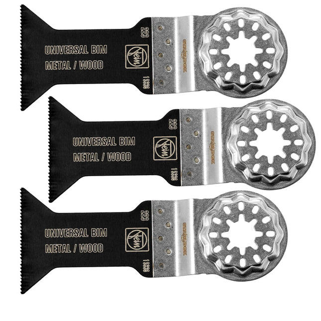 Fein 63502223220 Starlock 55 x 44 mm E-Cut Universal Saw Blade Pack of 3 - MonkeyTools