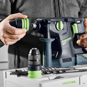 Festool KHC 18 EB-Basic 18V Brushless Rotary Hammer Drill - 577447 With 1 x 5.0Ah Battery & Charger - MonkeyTools
