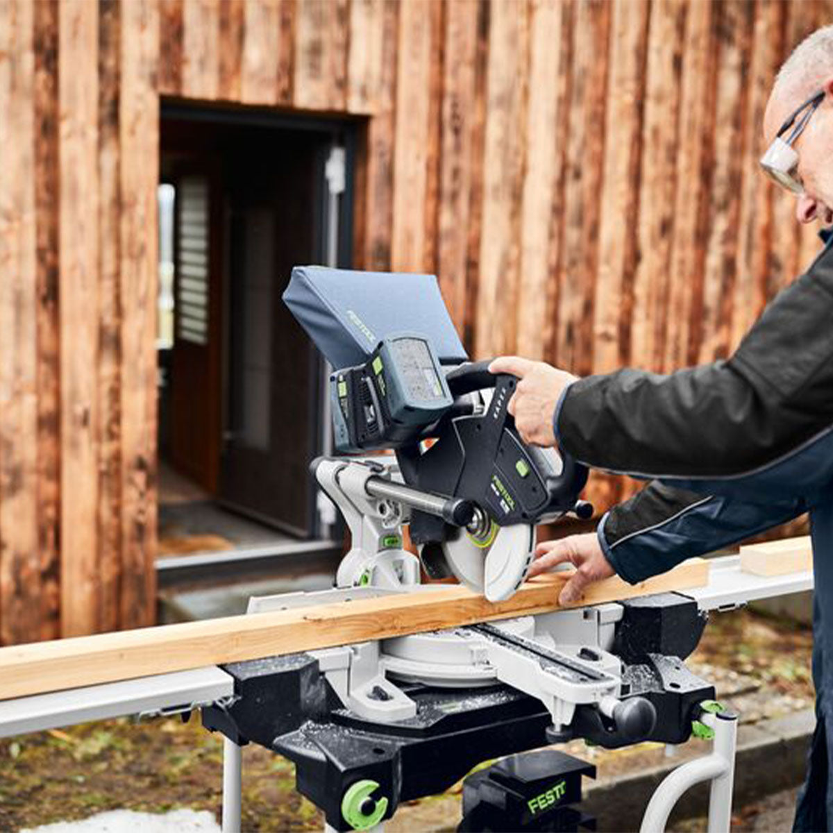 Festool KSC 60 EB-Basic 36V Master Edition Brushless 216mm Sliding Compound Mitre Saw Body Only - 578179 - MonkeyTools