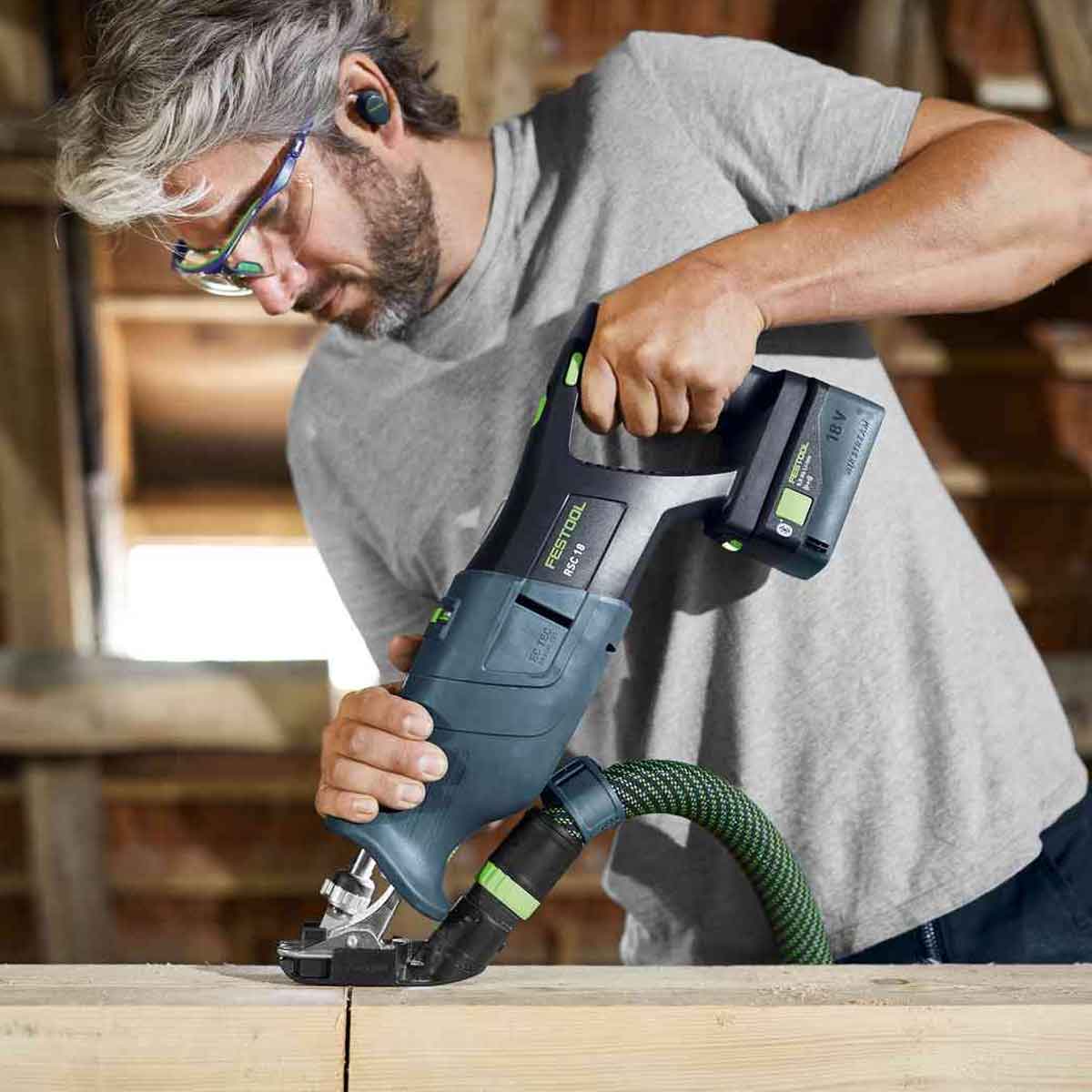 Festool RSC 18 EB-Basic 18V Brushless Reciprocating Saw With Systainer SYS3 L 187 - 576947 - MonkeyTools