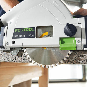 Festool TSC 55 KEB-Basic-5,0 GB 18V Brushless Cordless Plunge Cut Saw With 2 x 5.0Ah Batteries - 577589 - MonkeyTools