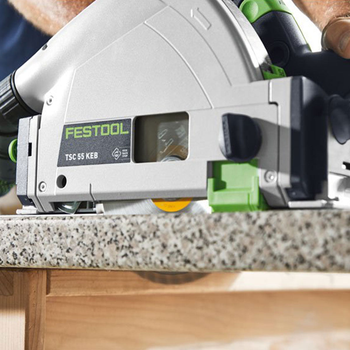 Festool TSC 55 KEB-Basic-5,0 GB 18V Brushless Cordless Plunge Cut Saw With 2 x 5.0Ah Batteries - 577589 - MonkeyTools