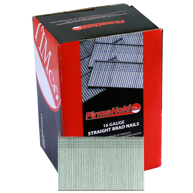 FirmaHold 25mm 16 Gauge 2000 Straight Collated Brad Nails BG1625 - MonkeyTools