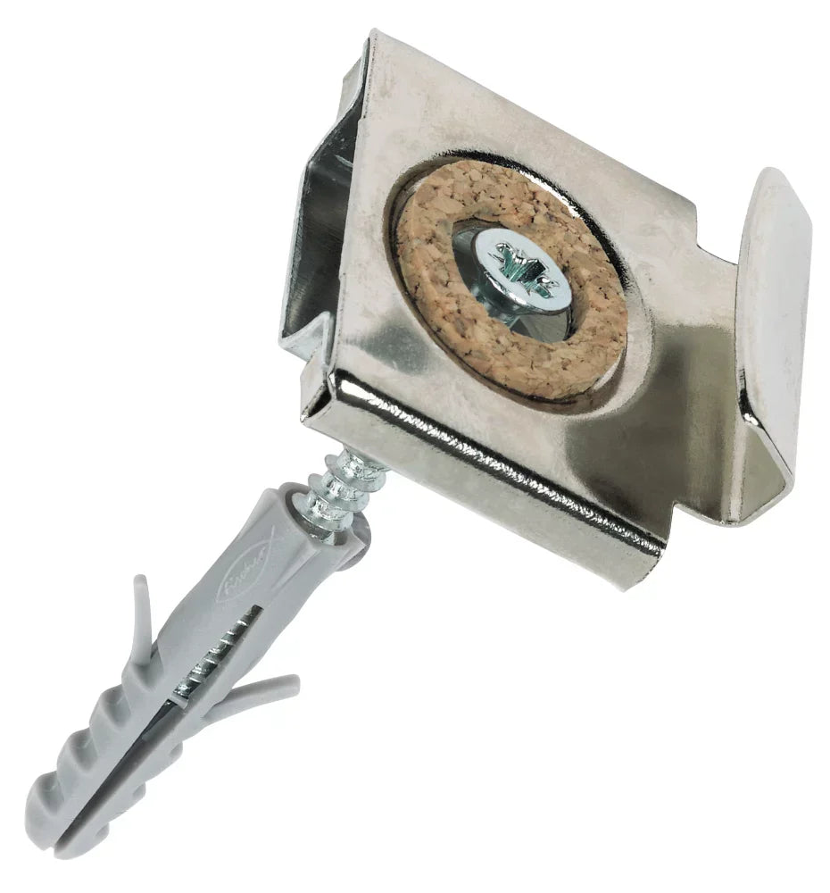 FISCHER CONCEALED MIRROR FIXING KIT 6MM X 6MM SILVER - MonkeyTools