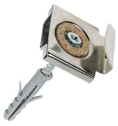 FISCHER CONCEALED MIRROR FIXING KIT 6MM X 6MM SILVER