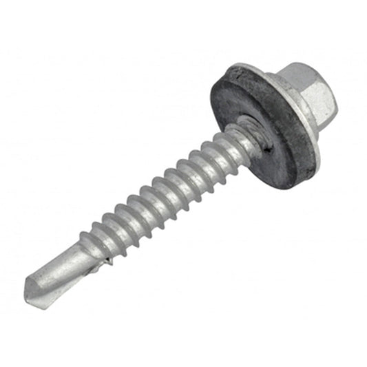 FLANGE SELF-DRILLING SCREWS 5.5MM X 25MM 100 PACK - MonkeyTools